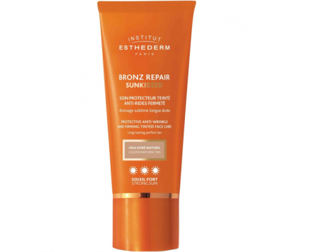 ESTHEDERM BRONZ REPAIR SUNKISSED NORMAL OR STRONG SUN - Abtöncreme zum Bräunen gegen Falten, hoher UV-Schutz 50ml